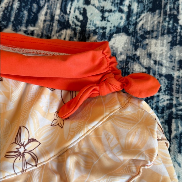 Disney Parks Moana Deluxe Floral Hawaiian Swimsuit Cover Up Girls Size 2Y - Picture 2 of 7